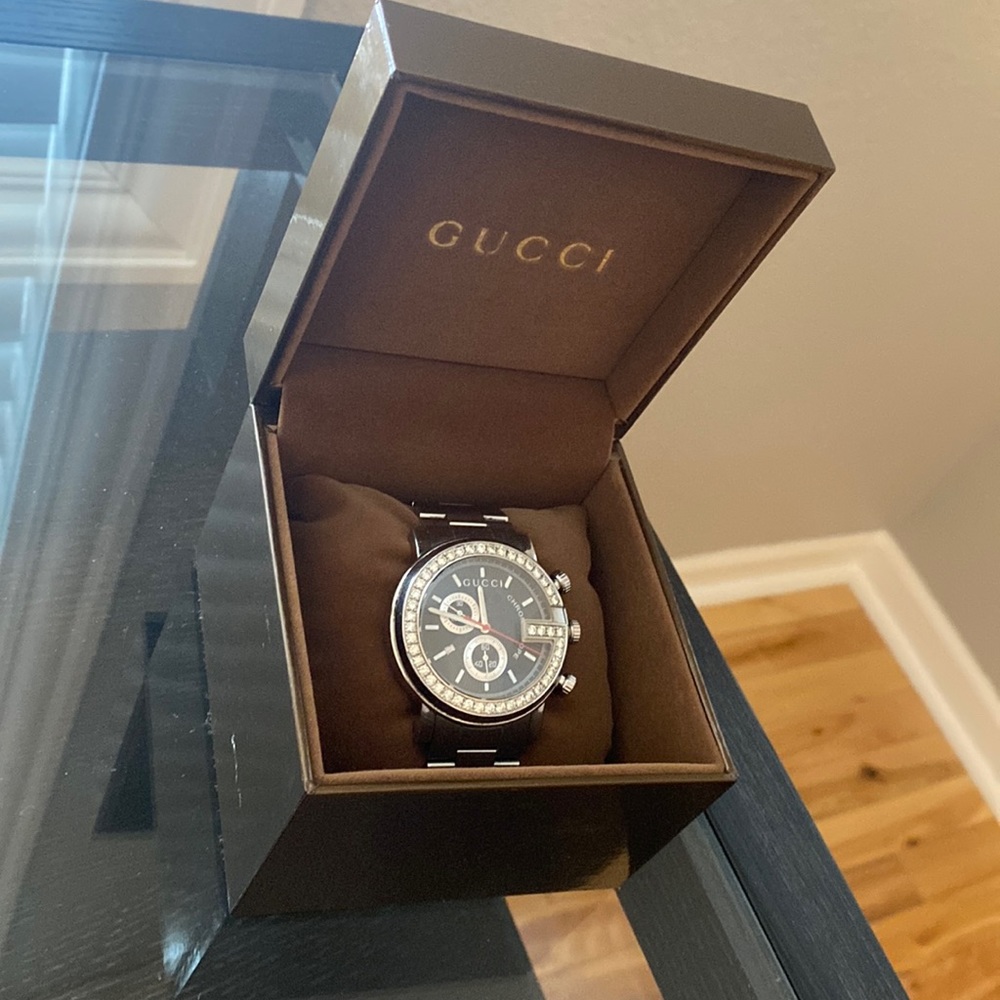 Men’s Gucci Diamond Chronograph Watch